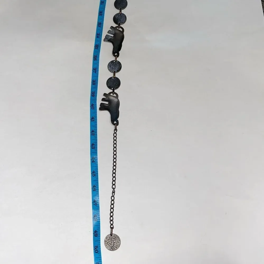 Calypso St Barth  Elephant Charm Belt Accents One Size